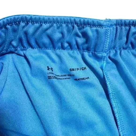 Under  Armour Women's Play Up 3.0 Shorts blue/white gym workout training running - Picture 4 of 7